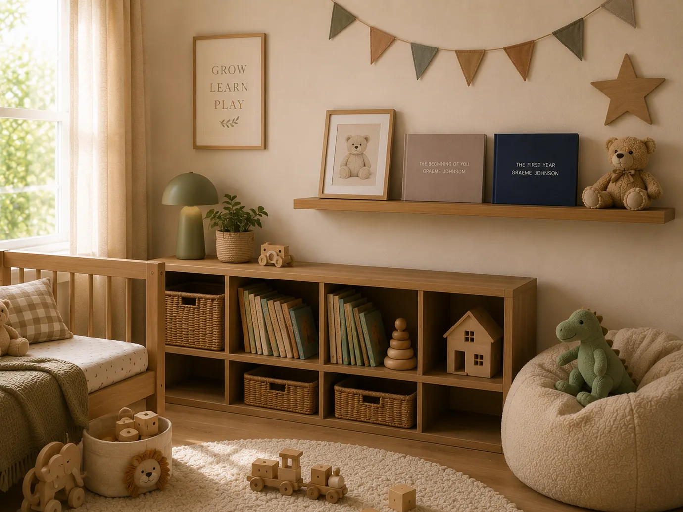 The journals kept on the shelf in the nursery, right where the story continues.