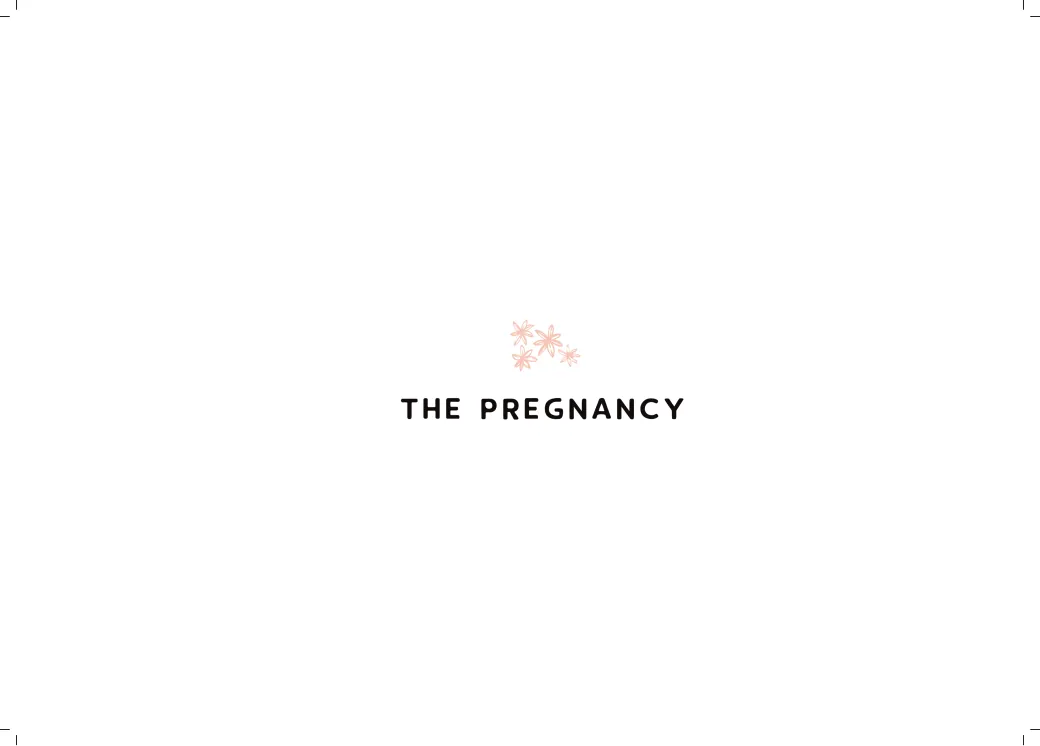 Journal page titled “The pregnancy”, with a small hand-drawn flower.